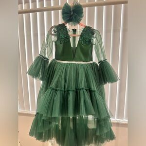 Green esmerald dress